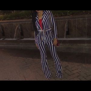 Striped Two Piece Set